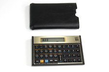 HP 12C Hewlett Packard Financial Calculator With Soft Case Tested and Working