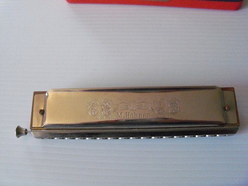 "CHROMONIKA III" CHROMATISCHE MUNDHARMONIKA MODEL 280 "C" HARMONICA WITH BOX - Picture 8 of 13