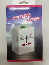 USB 5V 1A Worldwide International Travel Plug Adapter with Eu Au Us Uk Plug Suit