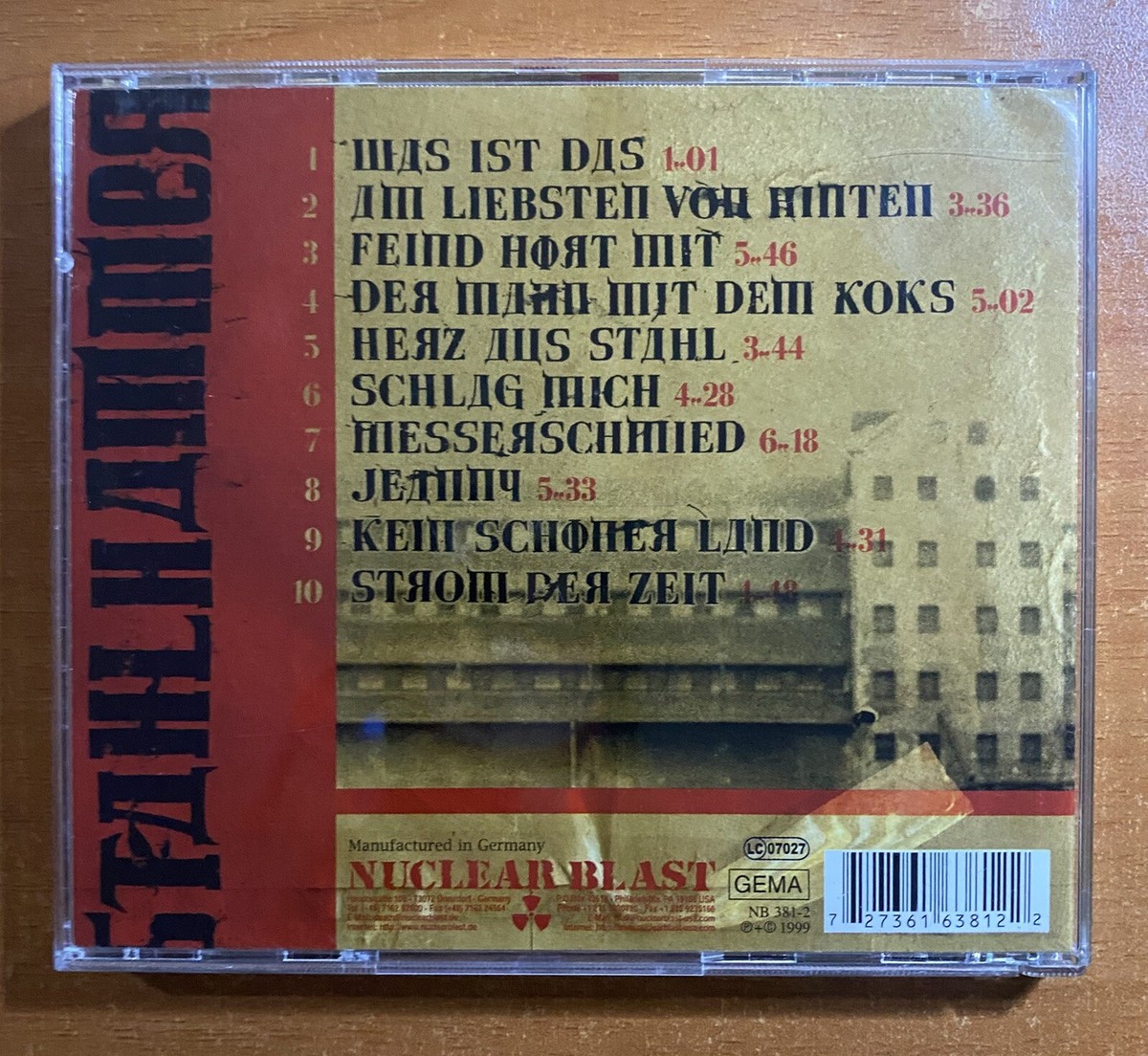 Feind Hort Mit by Stahlhammer (CD, Jun-1999, Nuclear Blast