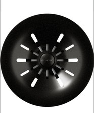 Elkay LKPDQSCA Quartz Drain 3-1/2" Removable Basket Strainer Stopper - Caviar