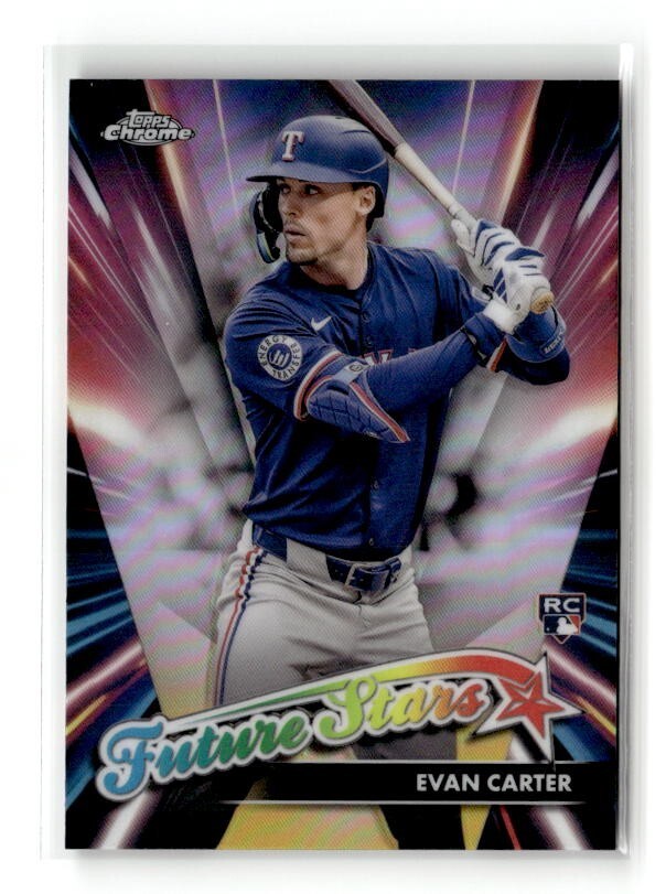 2024 Topps Chrome Update - Future Stars #FSU-13 Evan Carter (RC) TS1