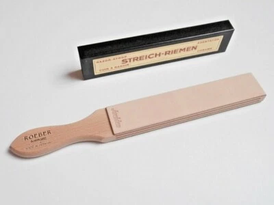 Rasiermesser Juchten Streich-Stossriemen Razor Strop, SOLINGEN Made in Germany! - Bild 1 von 3