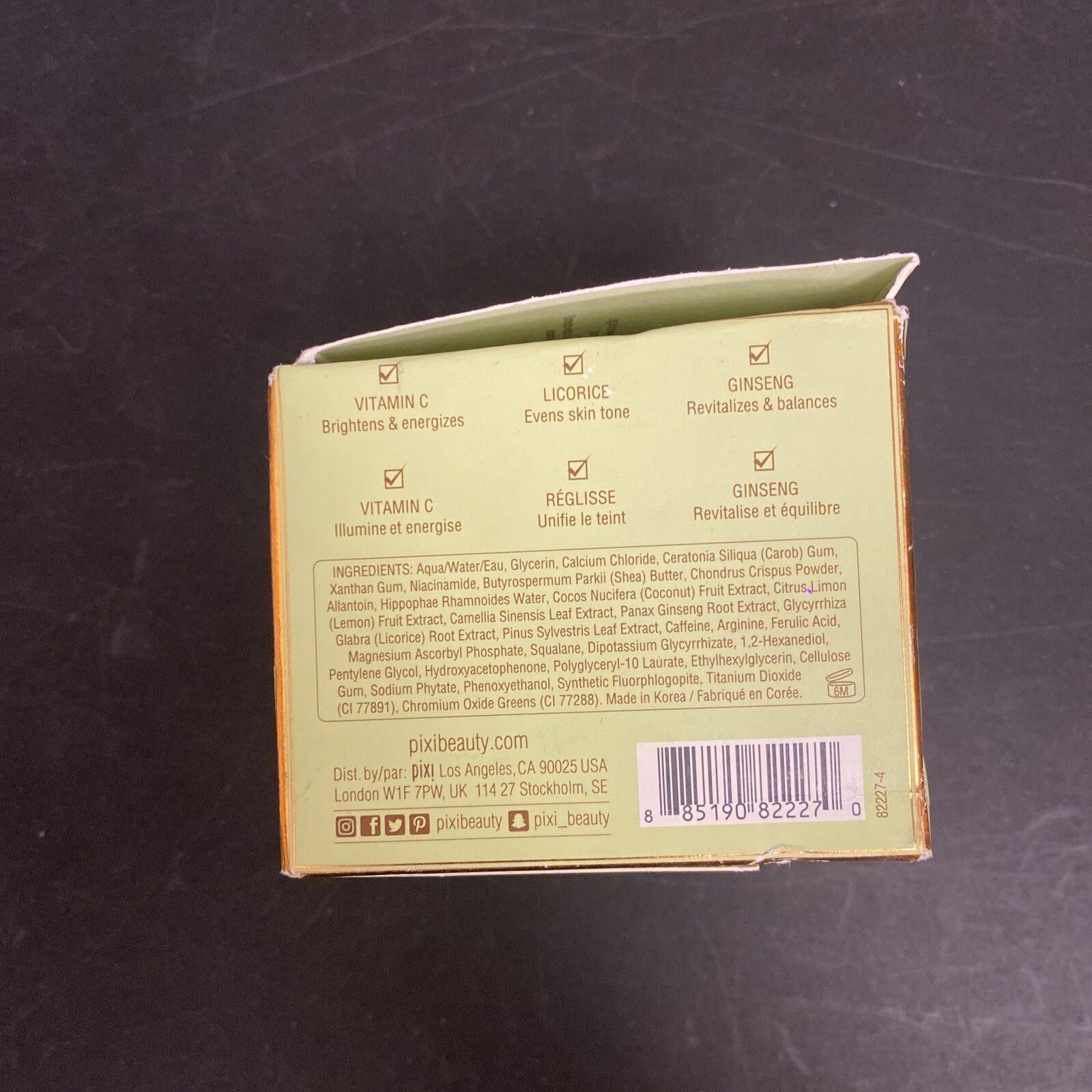 T Pixi by Petra BeautifEYE Brightening Patches Vitamin C&Licorice 60ct