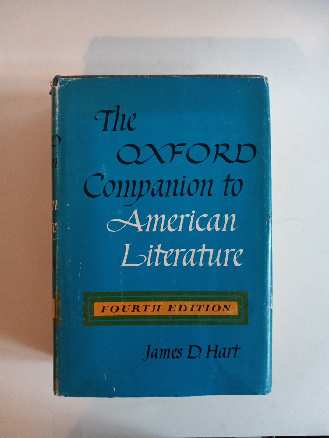 Oxford Companion to American Literature 4th Edition by James D Hart