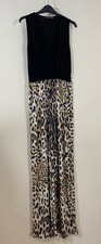 Boohoo Sleeveless Leopard Wide Leg Jumpsuit All In One Size 14 BNWT