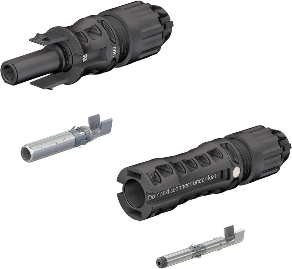 10 Paare Stäubli MC4-EVO2 Steckverbinder-Set (Stecker + Buchse) 1500 VDC 4–6 mm²