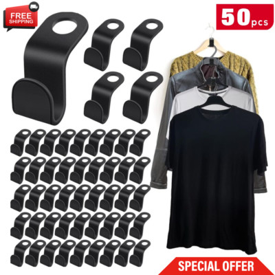 50 High Pressure Space Triangles AS-SEEN-ON-TV Creates 3X More Closet Space NEW