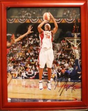 ASJHA JONES #15 WNBA Signed Connecticut SUN Autograph 