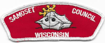 Samoset Council Strip T-1b Cloth Back CSP SAP Boy Scouts of America BSA