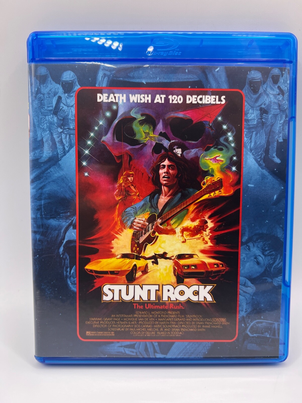 STUNT ROCK Ozploitation Classics Blu-ray w/ Slipcover & Comic Umbrella Ent OOP