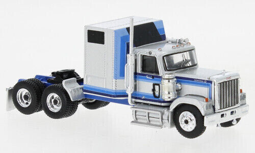 Brekina 85775 GMC General metaliczno-srebrny/niebieski, amerykańska ciężarówka model 1:87 (H0) - Zdjęcie 1 z 8