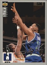 STACEY KING 28 BASKETBALL Upper Deck 1994 95 SILVER AUTOGRAPH Card Figure WOLVES