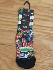 Stance Kids Boys Tropical Time Classic Light Cushion Crew Socks L