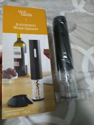 New Our Table  Automatic Wine Opener & Foil Cutter Cordless - (SKU163)