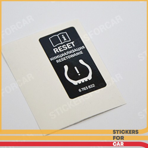 6763822 reset bmw
