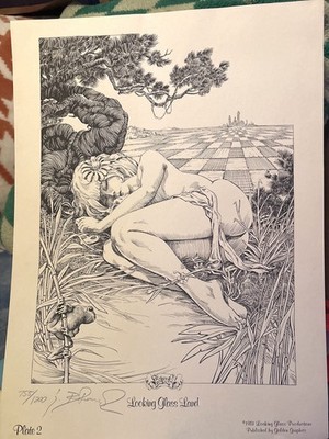 Frank Brunner  Looking Glass Land  Plate 2   Signed & Numbered Limited Edition