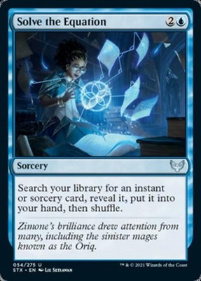 Solve the Equation -Foil Near Mint MTG Strixhaven