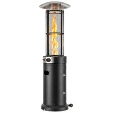 Outsunny 11 KW Patio Heater, Propane Heater with Switch, Black, Used
