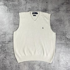 Vintage Polo Ralph Lauren Knit Vest Mens Size L