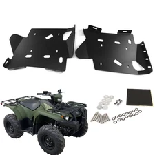1 Set Aluminum Footwell Skid Plate Protector Fit For Yamaha Kodiak 450 2018-2025