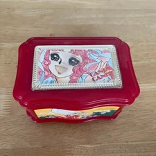 Candy Candy Music Box Jewelry Case Vintage Japan Tested With Parts Used Conditio