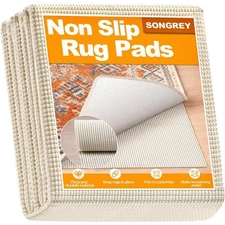 Non-Slip Rug Pad 2x3 FT Extra Thick Carpet Pad for Hard Surfaces Prevents