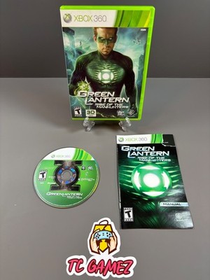 Green Lantern: Rise of the Manhunters Xbox 360 CIB Complete Manual Ripped READ