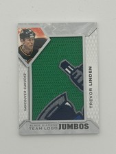 2019-20 UD BLACK DIAMOND TEAM LOGO JUMBOS INSERT TREVOR LINDEN #TLVC-TL CANUCKS