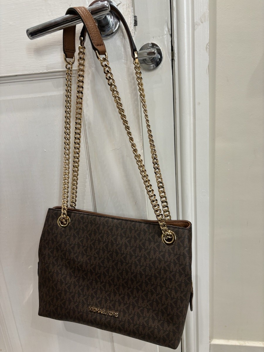 Michael Kors Jet Set Medium Logo Chain Shoulder Bag UK