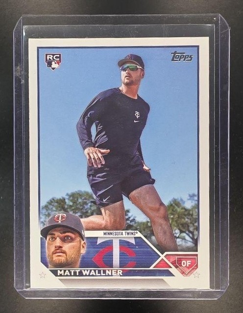 Matt Wallner 2023 Topps Baseball #448 Image Variation Super Short Print RC Twins