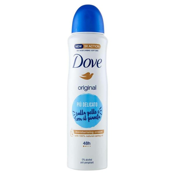 12 Dove Original Anti Traspirant Deospray Deo Spray Deodorant 150Ml Ohne Alkohol-image