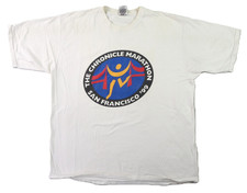 Vintage 90s USA XL White San Francisco Chroni...