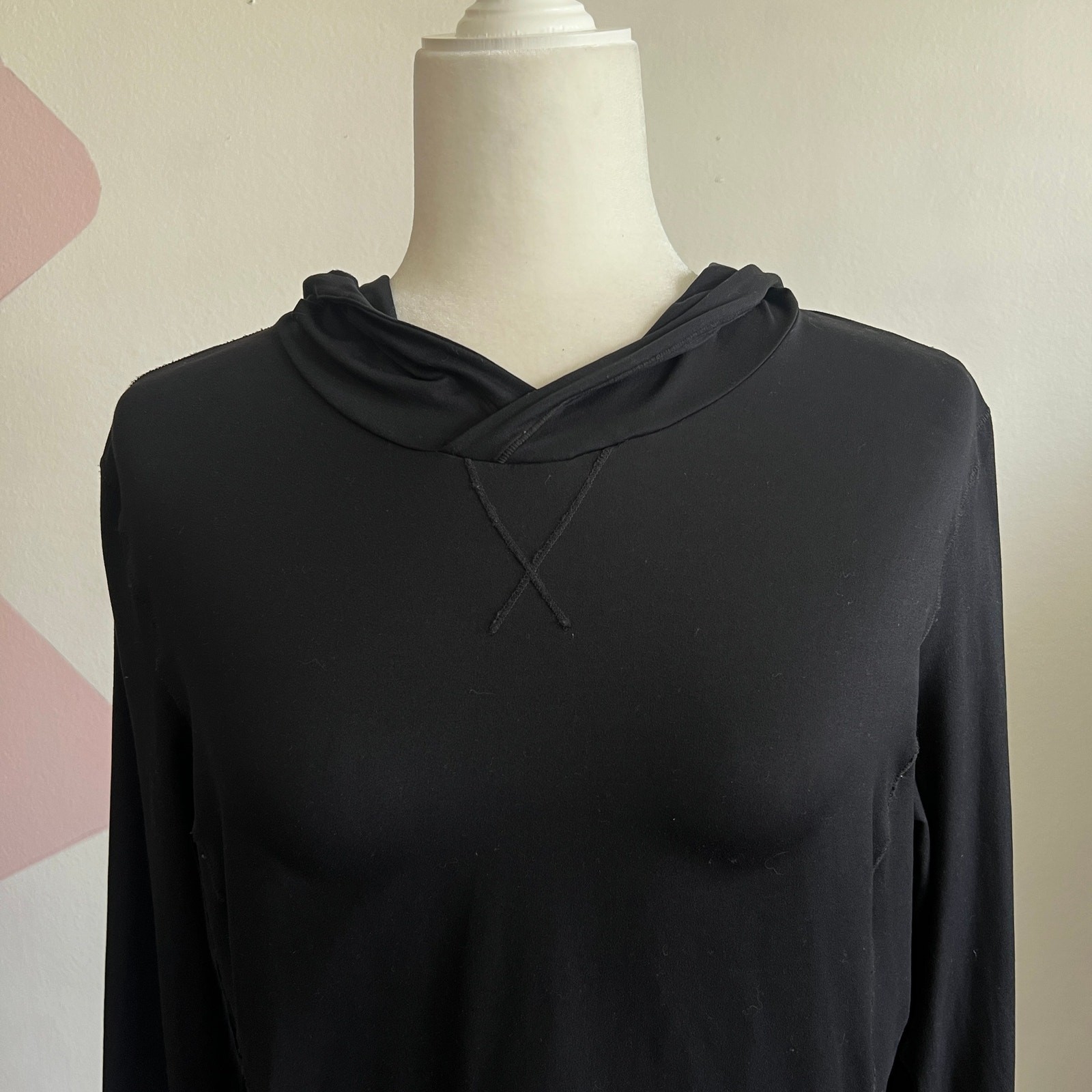 Fabletics Black Pullover Hoodie Top, Athleisure S… - image 2