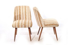 2 Stück Stuhl Kult Retro Clubsessel Lounge Sessel - chair Stoff Paar