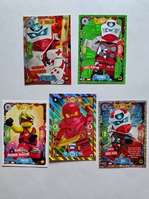 LEGO Ninjago Karten ''KAI'' Nr. 10(2020), 12(2020), 18(2020), 23(2024), 142(2020)