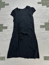 Reformation Dress Womens 8 Black Wrap Bodycon *