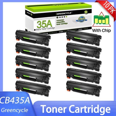 10PK CE285A 85A Toner cartridge Compatible For HP LaserJet M1212 f M1132 P1102W