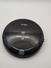 Coby Portable Compact Portable CD Player Black Lightweight Shockproof