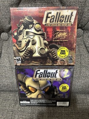 Fallout/Fallout 2 Dual Jewel (PC, 2001) NEW SEALED NIB