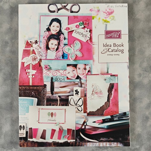 Stampin' Up! Idea Book & Catalog 2004-2005 Retired Stamps Scrapbook Guide 256pg!