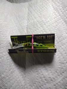 Storm Thin Fin Hot N Tot Deep Diver H23 Frog Lure 3in USA No Box