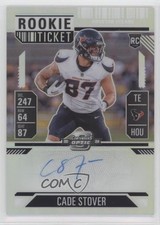 2024 Contenders Optic Rookie Ticket RPS Silver Prizm Cade Stover #130 Auto 1pe9