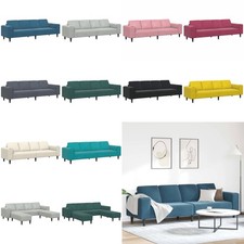 Sofa Set Samt Wohnzimmer Couch Moderner Sofa Sitzgelegenheiten aus Samt DE GU
