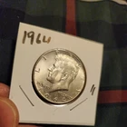 1964 Kennedy Half Dollar 90% SILVER 50c Coin 1st Year US Mint Coin 11
