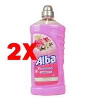 2 X Alba Pavimenti Rosa & Vaniglia Igienizzant 1 L
