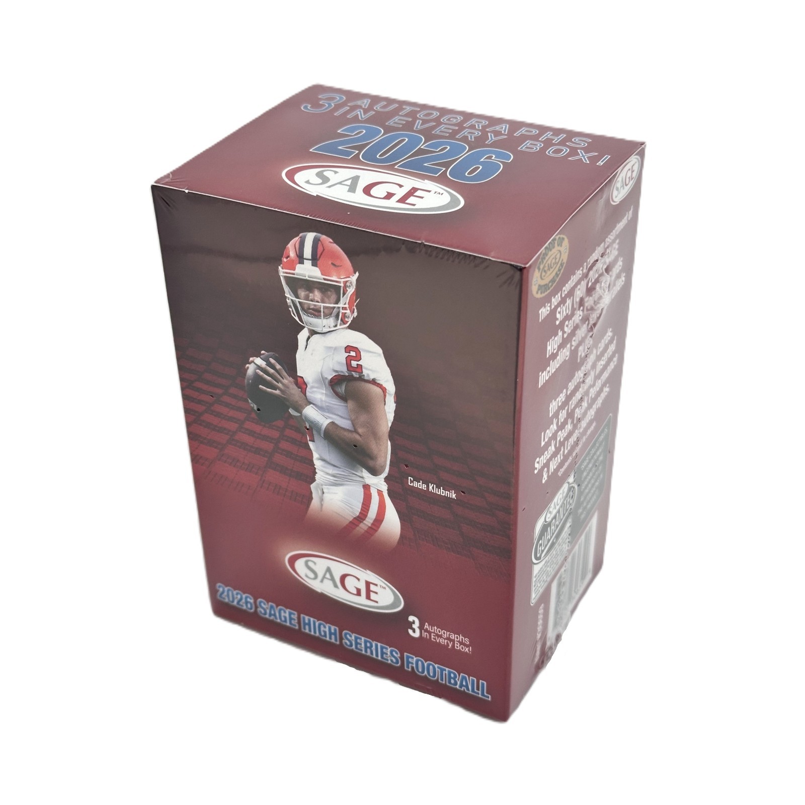 2026 Sage Football High Series 63Ct. Hobby Blaster Box | Factory Sealed