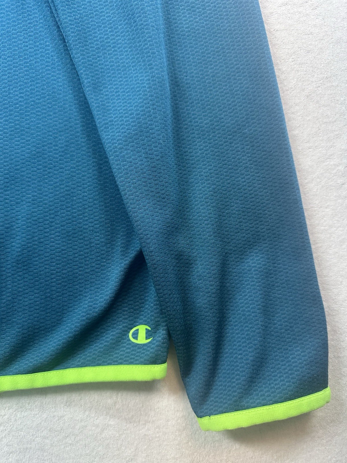 Champion Blue Half Zip Performance Jacket XL Men … - image 5