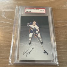 1979-80 Oilers Postcard Kevin Lowe RC Rookie Oilers PSA 8 NM-MT
