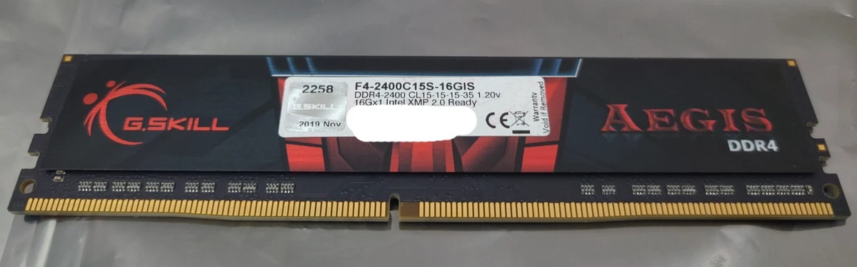 G. SKILL PC4-19200 (DDR4-2400) Bus Speed DIMM Computer Memory (RAM